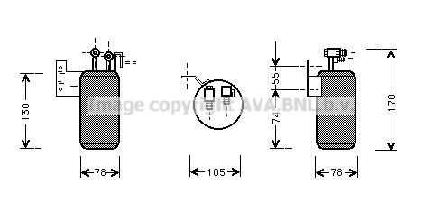 AVA QUALITY COOLING džiovintuvas, oro kondicionierius VWD017